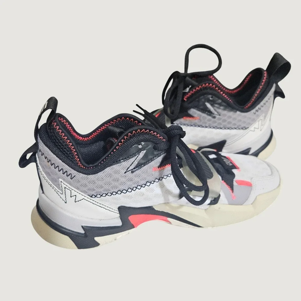 Jordan Why Not Zer0.3 Unite White Bright Crimson CD5804-101 Mens 6.5Y Womens 8